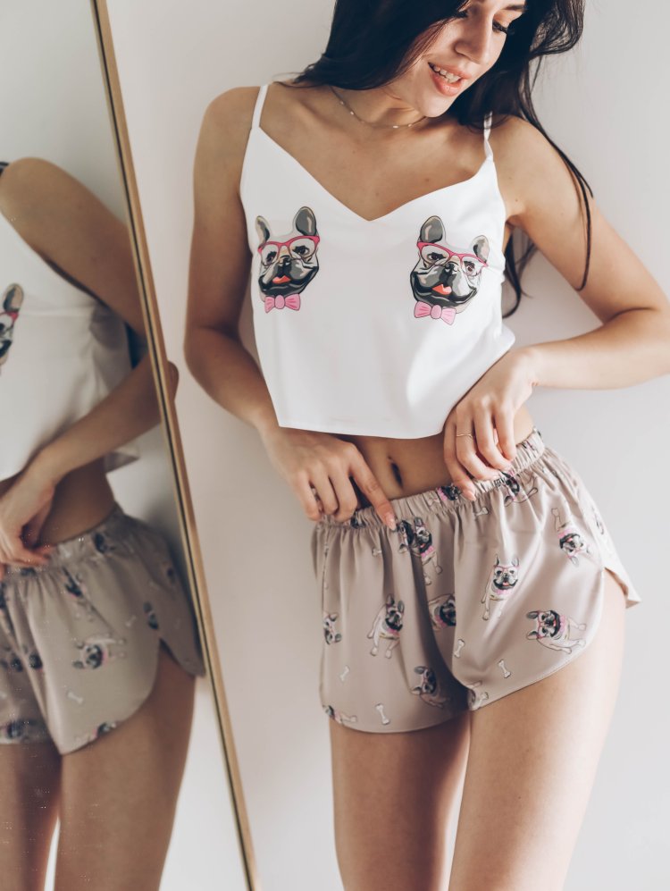 Пижама Армари шелк шорты и топ