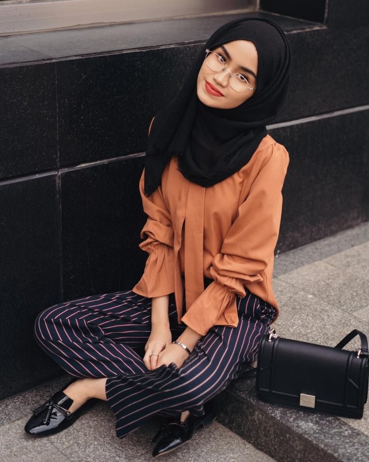 Покрытая мусульманка