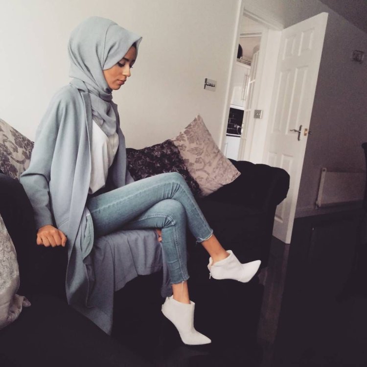 Красивые Хиджабы в джинсах