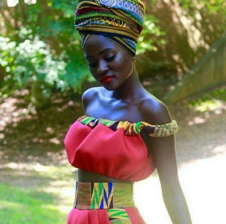 African Tribal Rings Bracer on hands