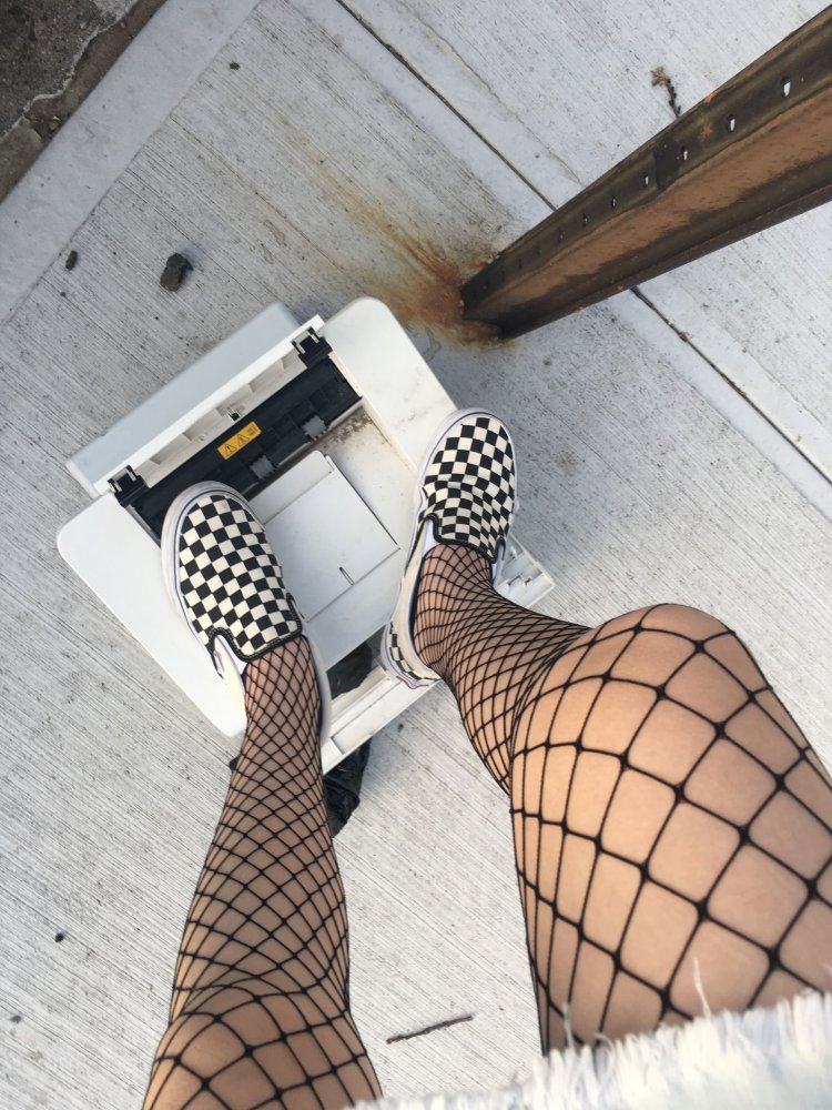 Колготки в сетку Эстетика