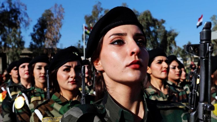 Курдские женщины пешмерга