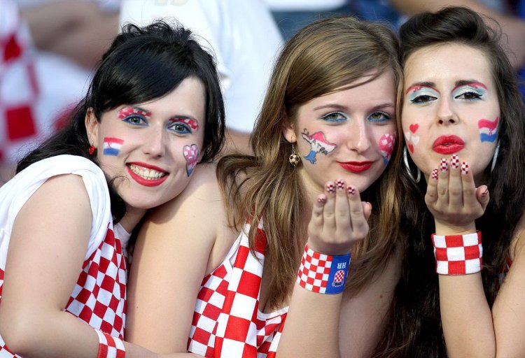 Хорватки внешность