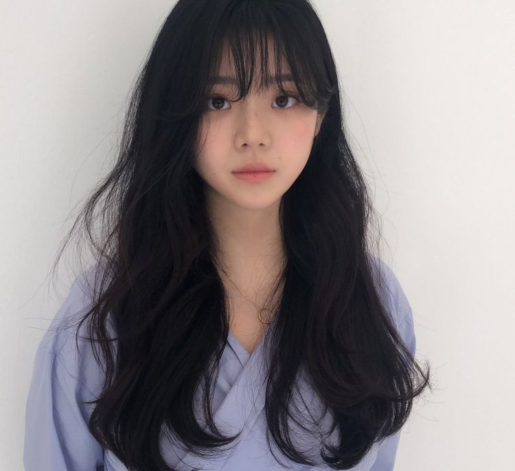 Кореянки с челкой