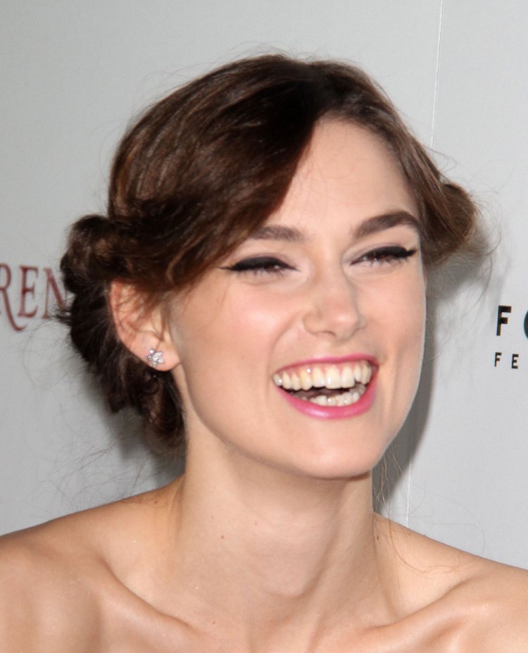 Кира Найтли прикус