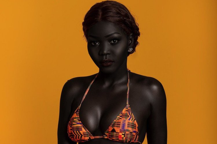 Модель из Судана - Ньяким Гатвех