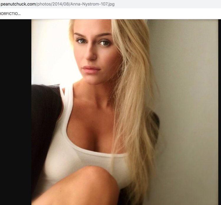 Анна Нистром макияж