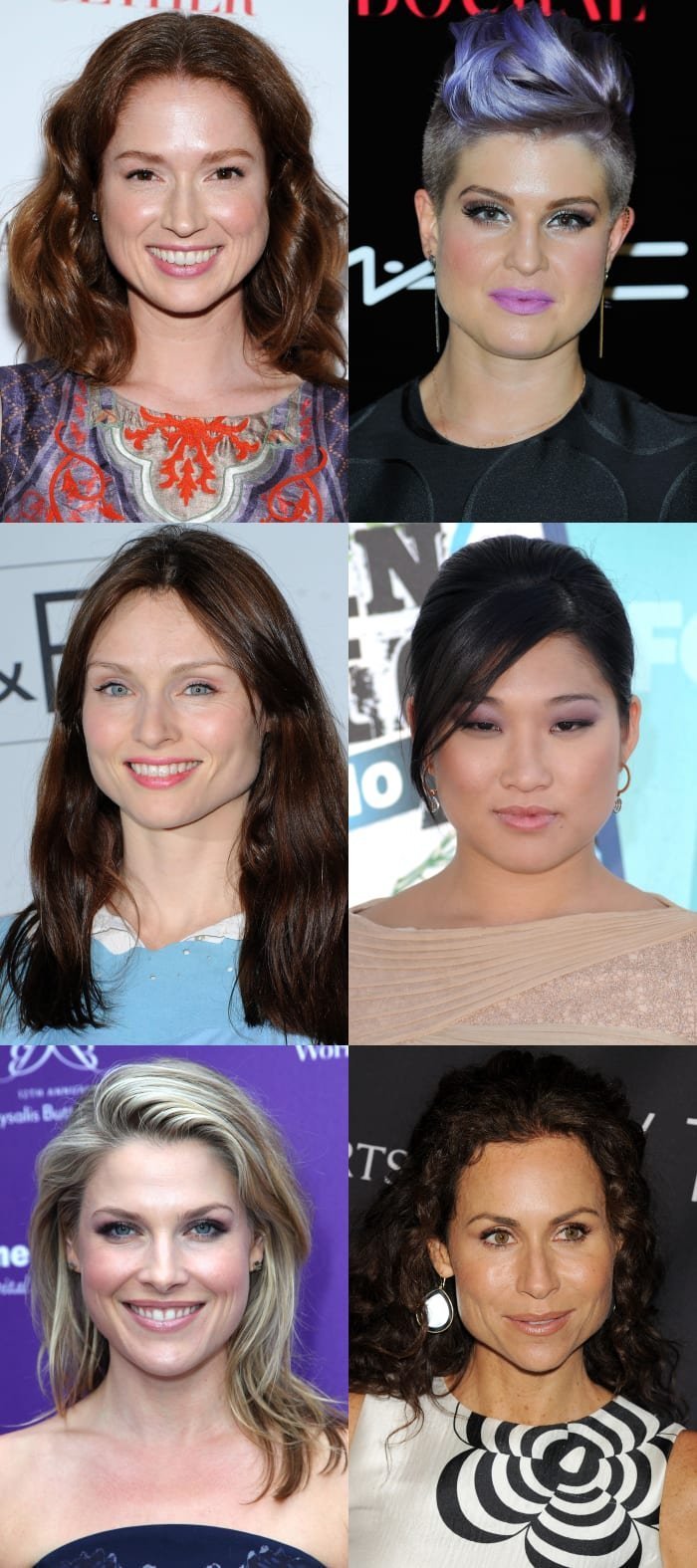 Ромбовидное лицо Холли Берри