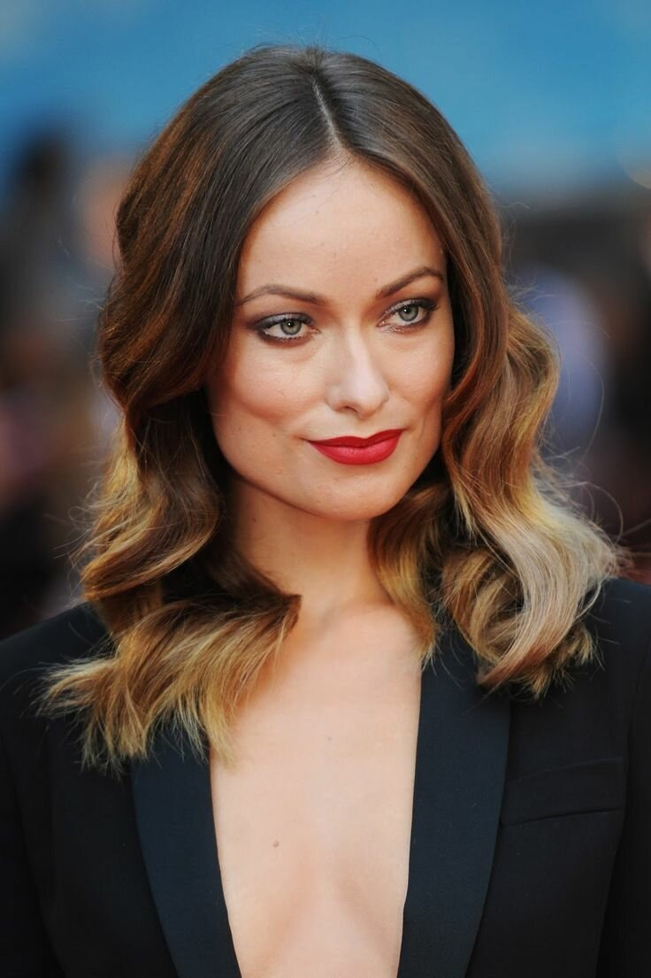 Оливия Уайлд прически