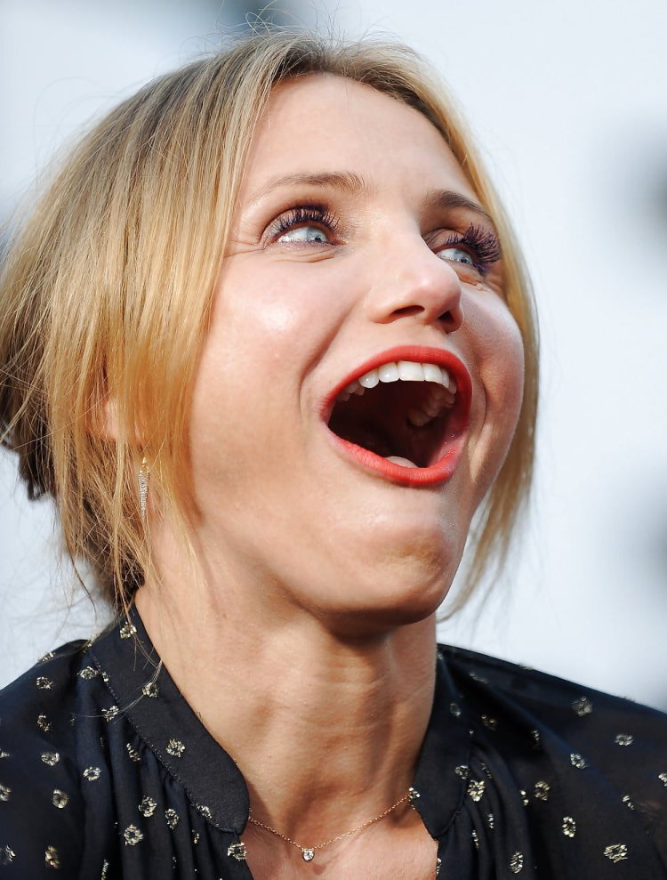 Кэмерон Диаз рот