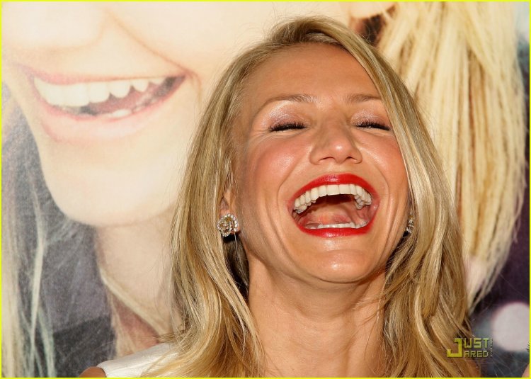 Кэмерон Диаз open mouth