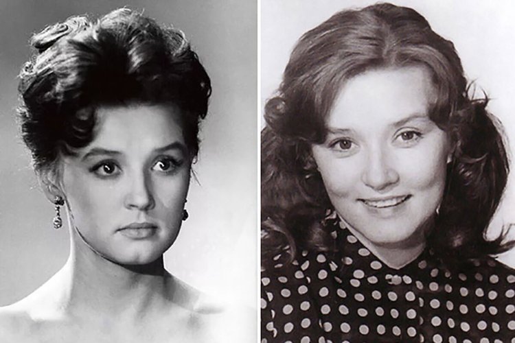 Вера Алентова в молодости