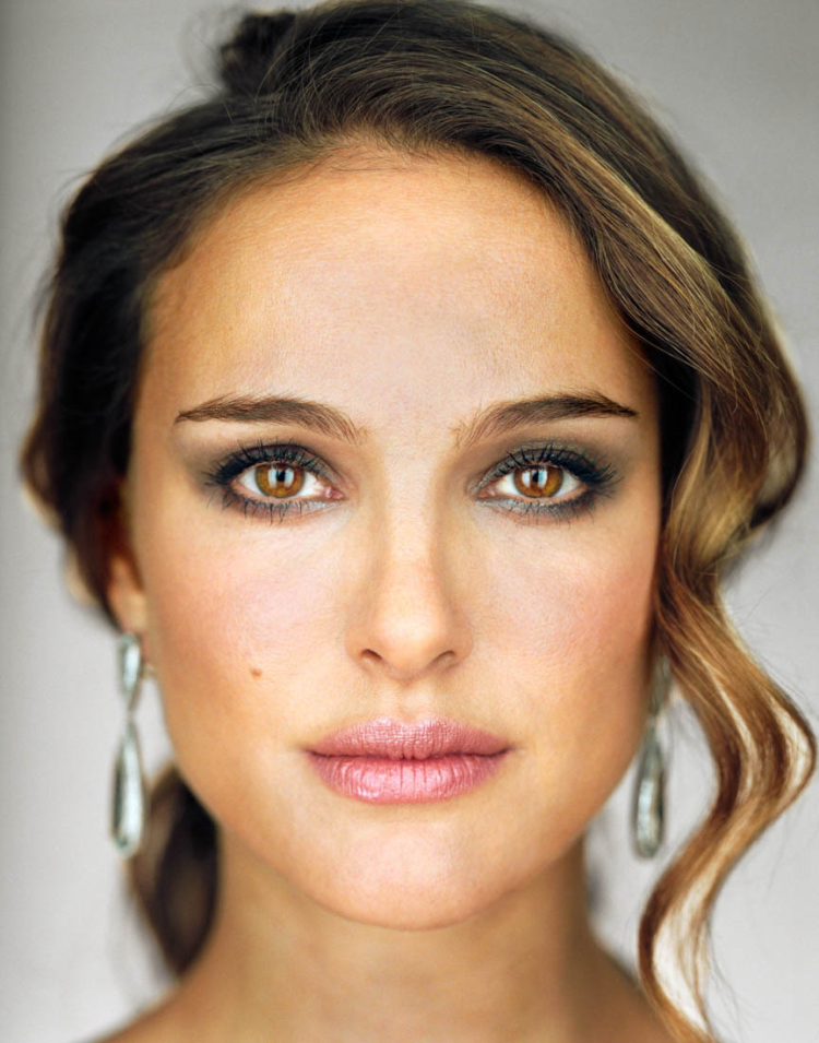 Натали Портман макияж глаз