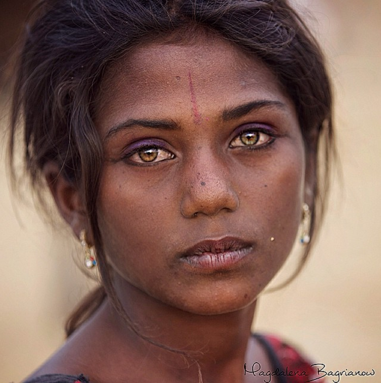 Индианки со светлыми глазами