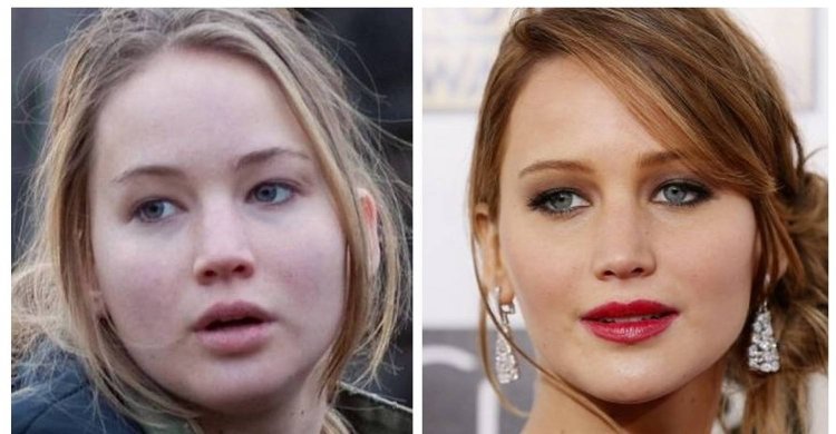 Дженнифер лоуренс без макияжа