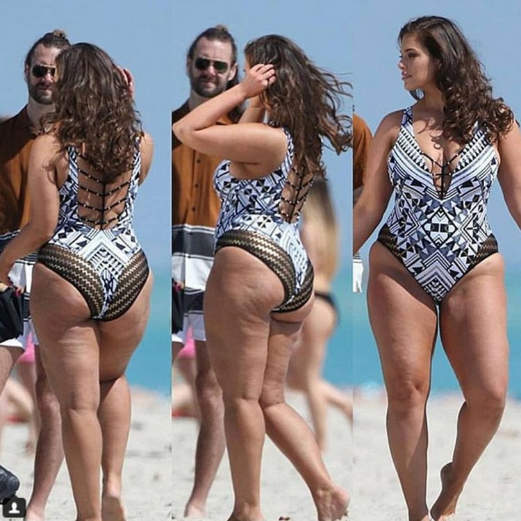 Эшли Грэм фигура