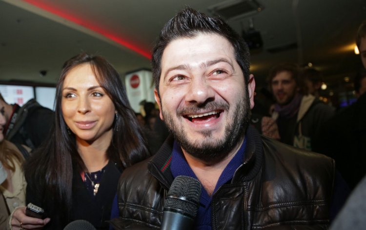 Михаил Галустян с женой