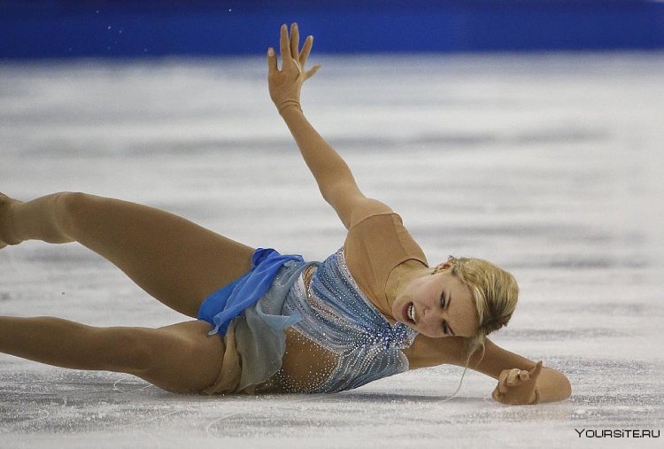 Анна Погорилая на льду