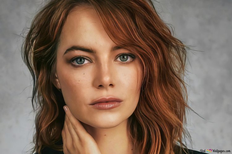 Эмма Стоун веснушки