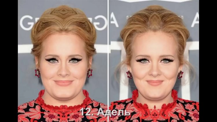 Симметрия лица знаменитостей
