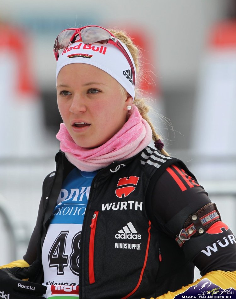 Биатлонистка Мириам Гесснер