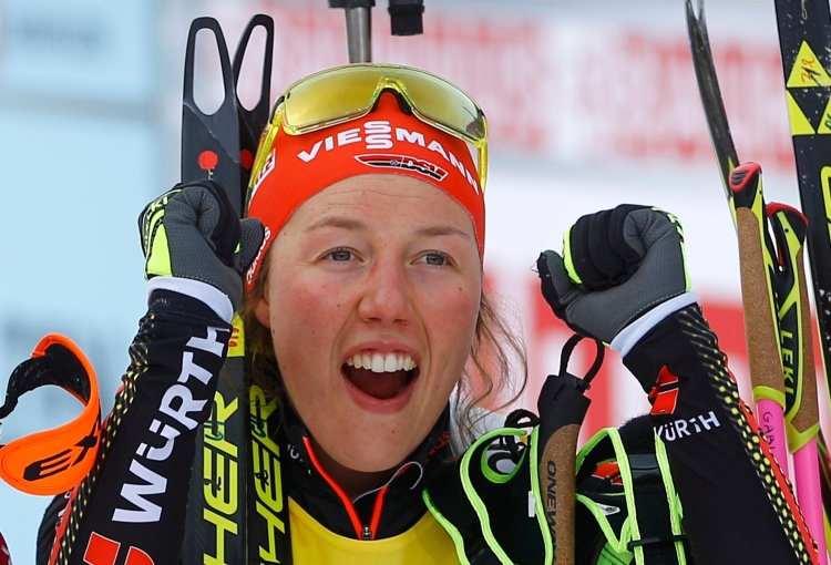 Биатлонистка Германии Лаура Дальмайер