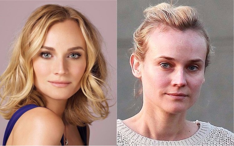 Диана Крюгер сейчас без грима