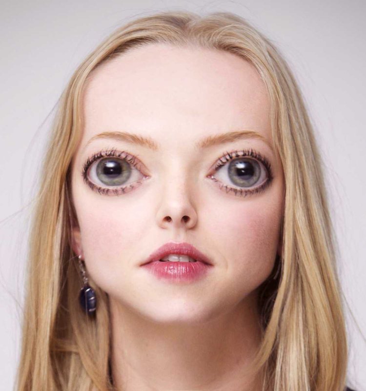 Аманда Сейфрид большие глаза