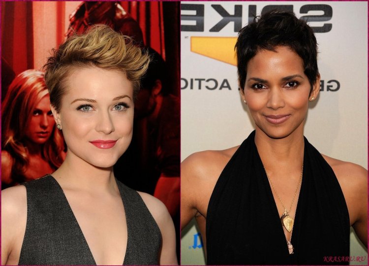 Хелли Берри стрижка