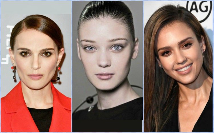 Знаменитости с треугольным лицом