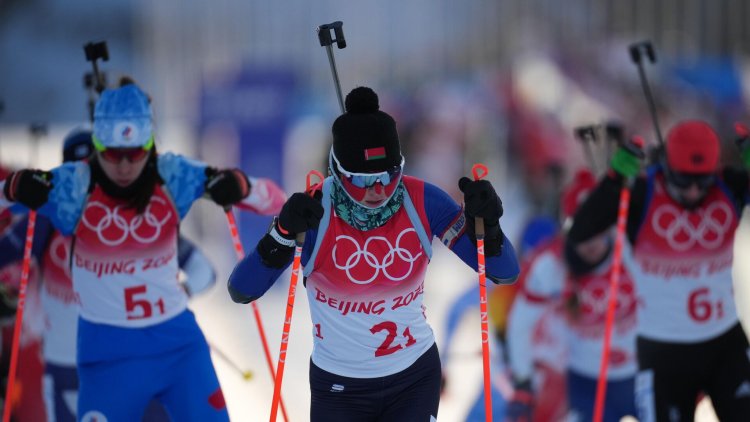 Лыжница Динара Алимбекова