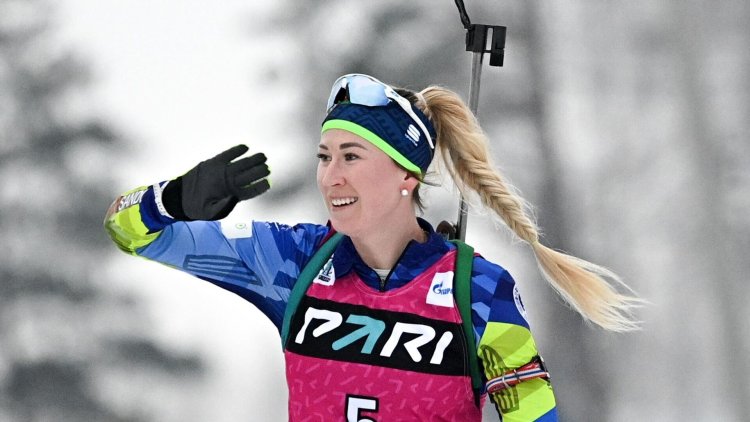 Динара алимбекова биатлон