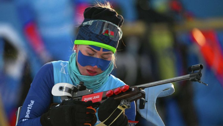 Диана Алимбекова биатлон