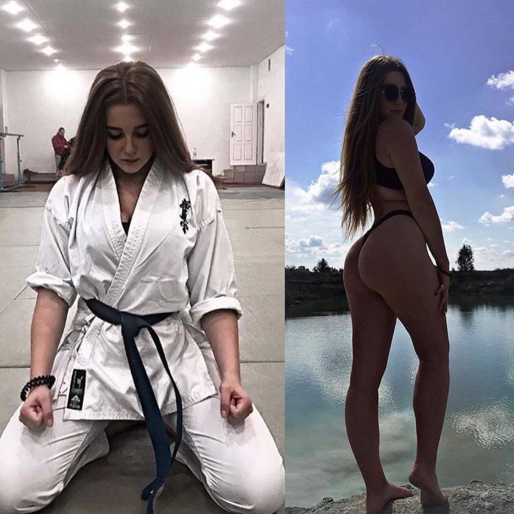 Блогерша каратистка