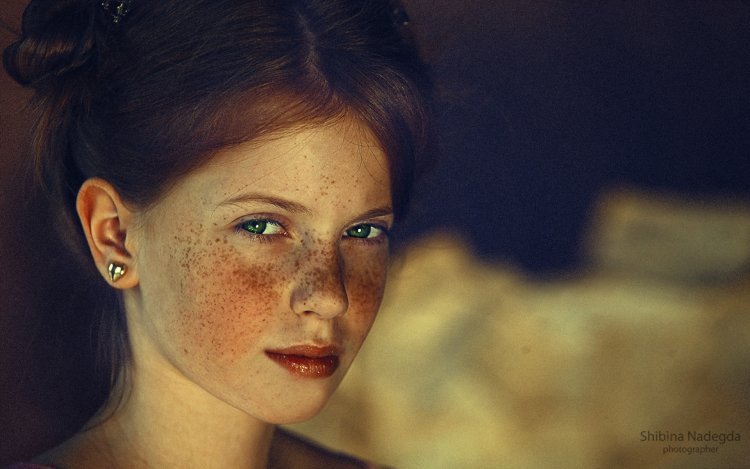 Ева Грин веснушки