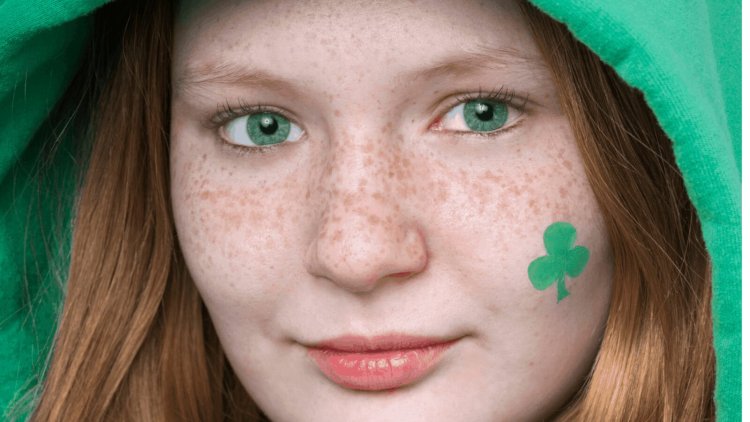 Ирландские глаза синие ирландец