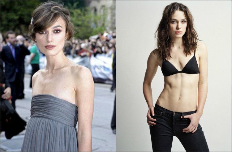 Кира Найтли в купальнике