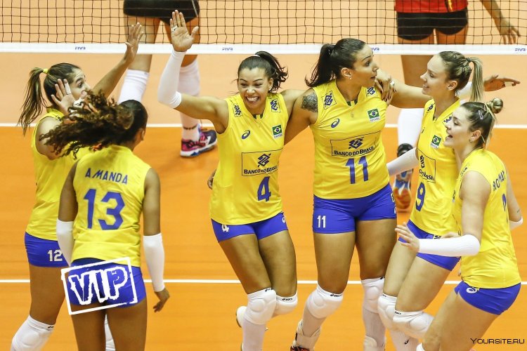 Бразильская волейболистка Аманда