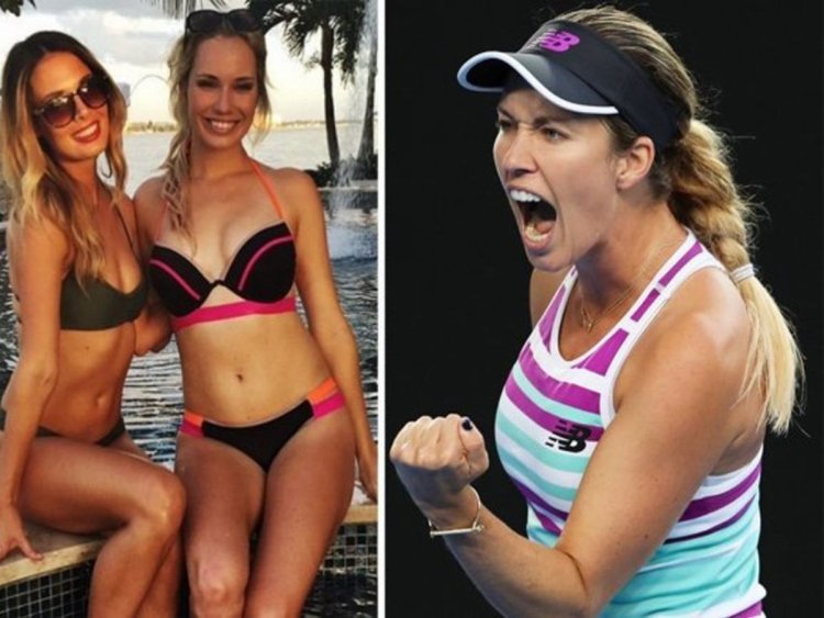 Даниэль Роуз Коллинз теннис в купальнике