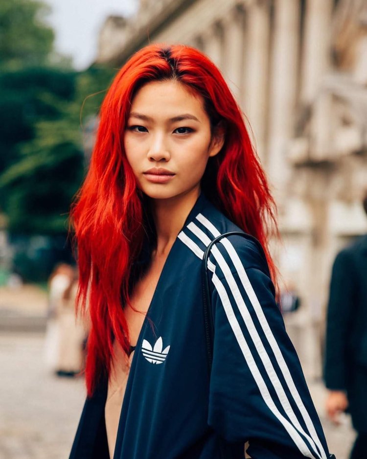 Hoyeon Jung Red hair