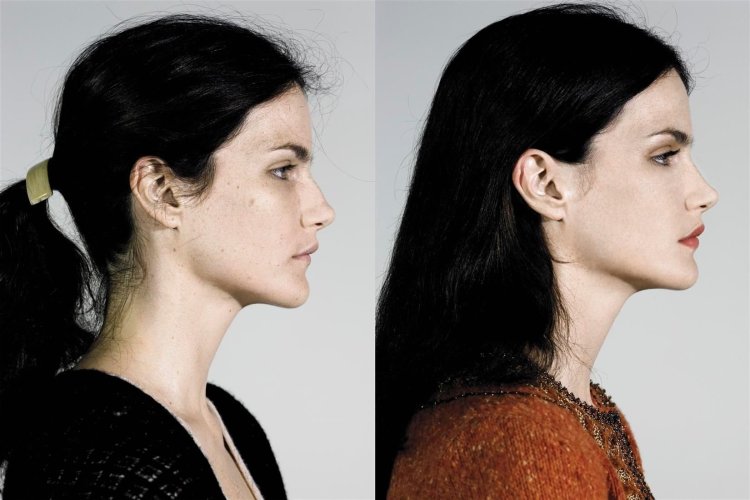 Длинный нос с горбинкой