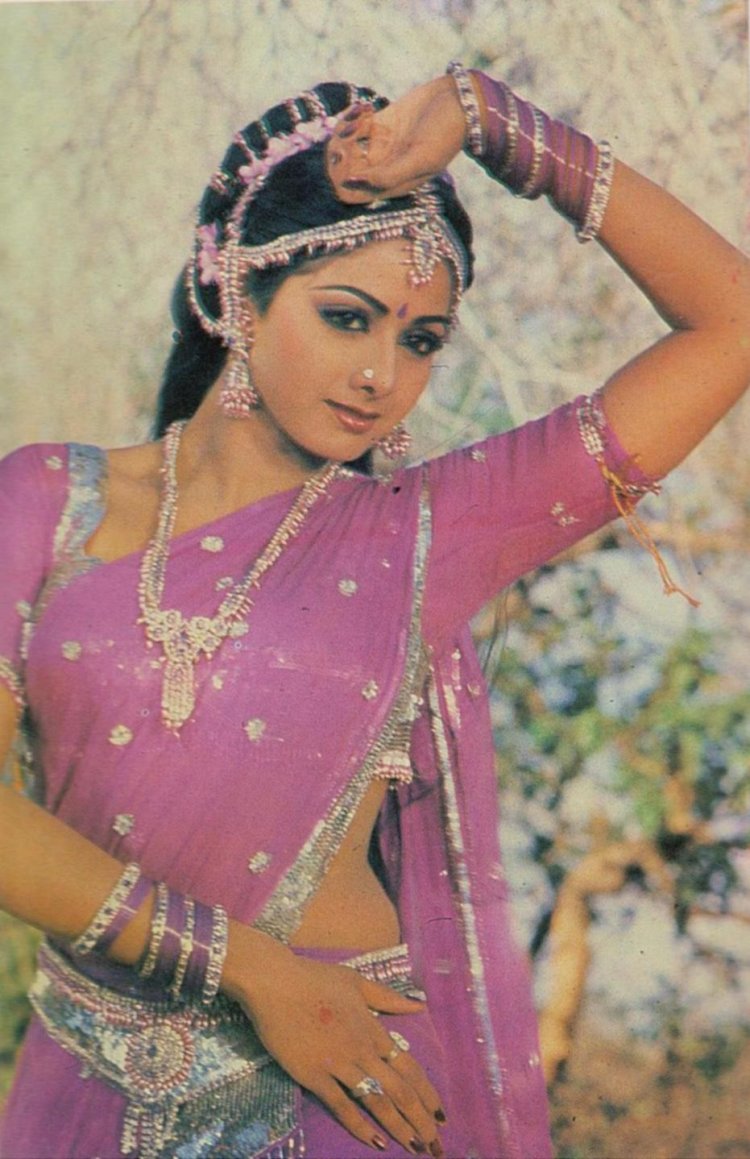 Индийская актриса Шридеви в Сари