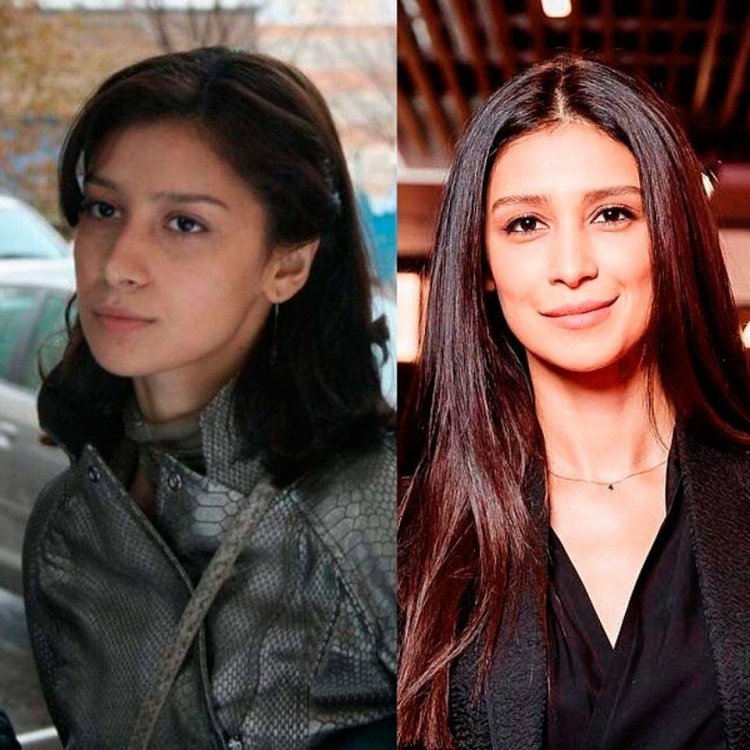 Равшана Куркова в молодости и сейчас