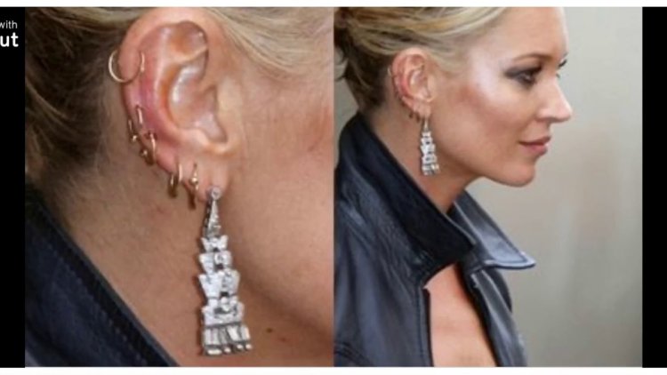 Кейт Мосс пирсинг