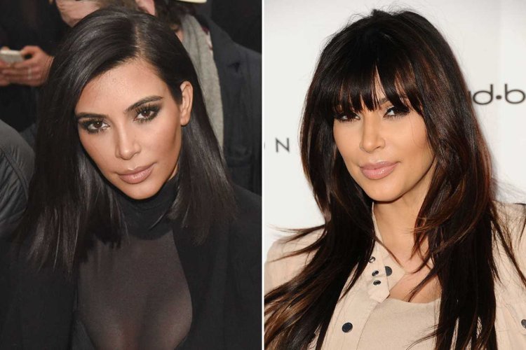 Звезды с челкой