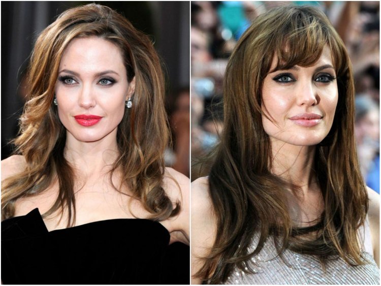 Звезды с челкой и без челки