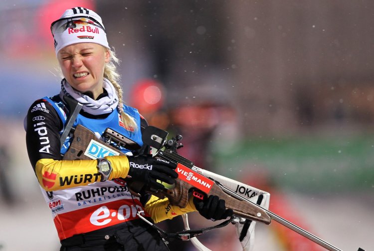 Немецкая биатлонистка Мириам