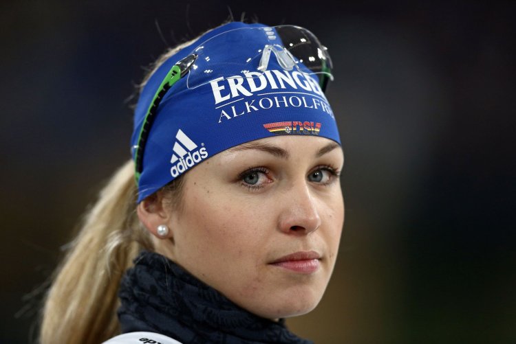 Биатлонистка немка Нойнер