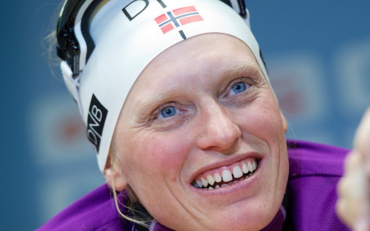 Норвежская биатлонистка Бергер
