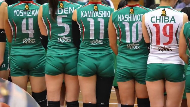 Волейболистки panty line